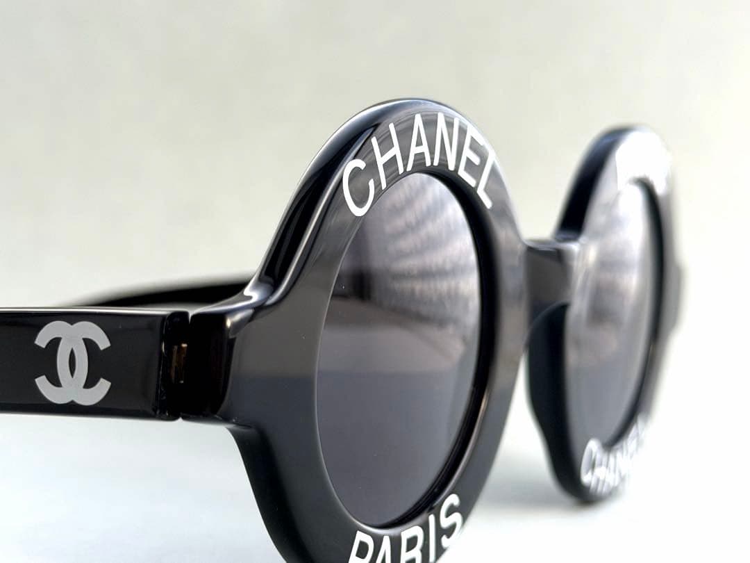 【mone】新品CHANELラウンドロゴサングラス日本未発売/ヴィンテージ