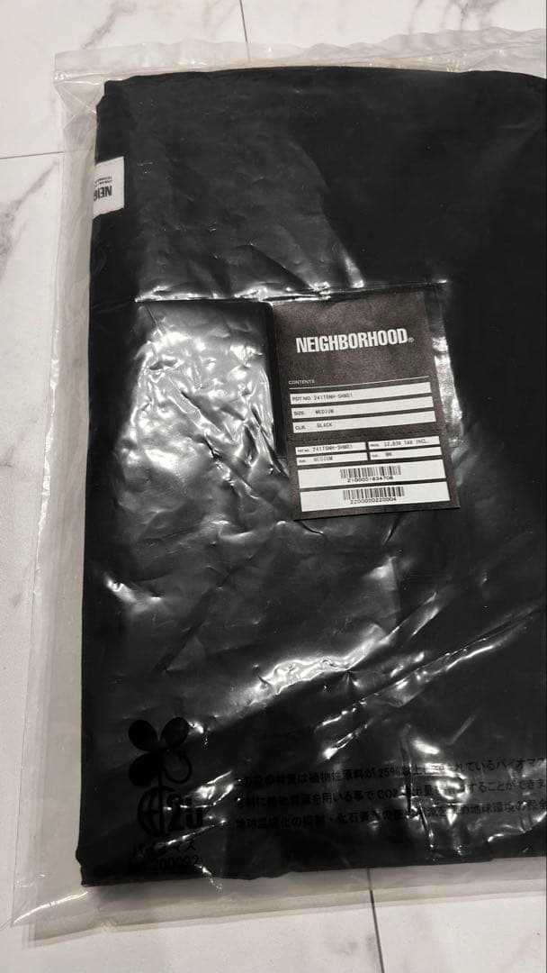 新品未開封 neighborhood クラシックワークシャツ黒