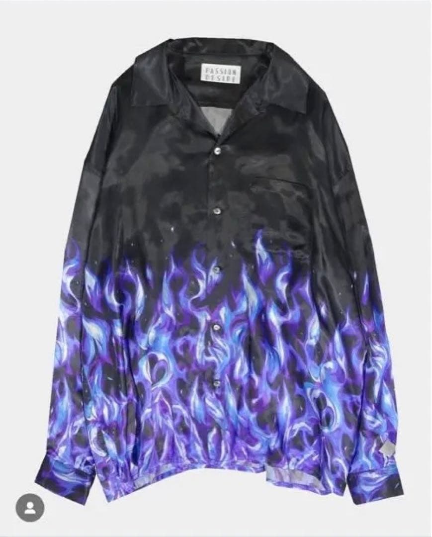[山中拓也着用]MUZE el conducotrH FLAME SHIRT