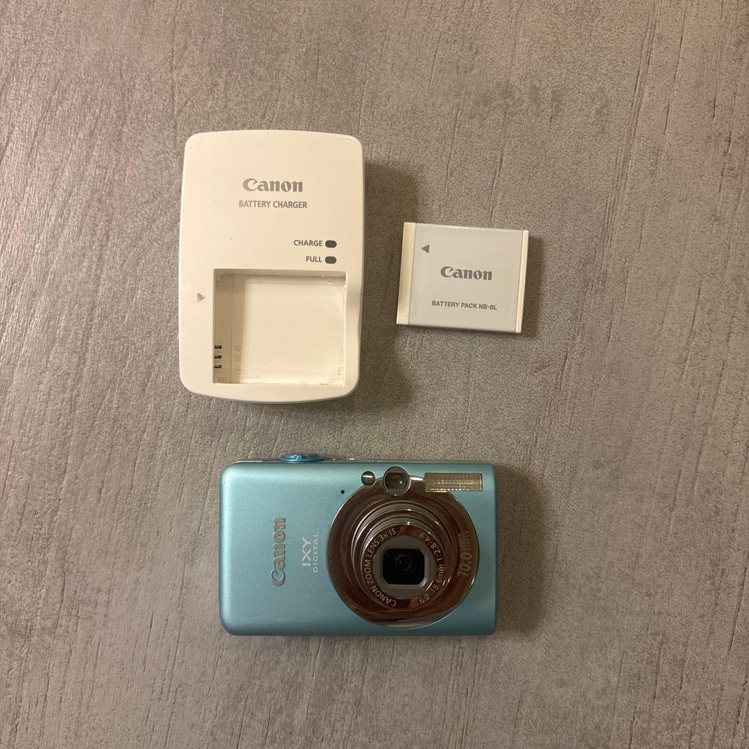 Canon IXY110IS PC1355 水色 ジャンク
