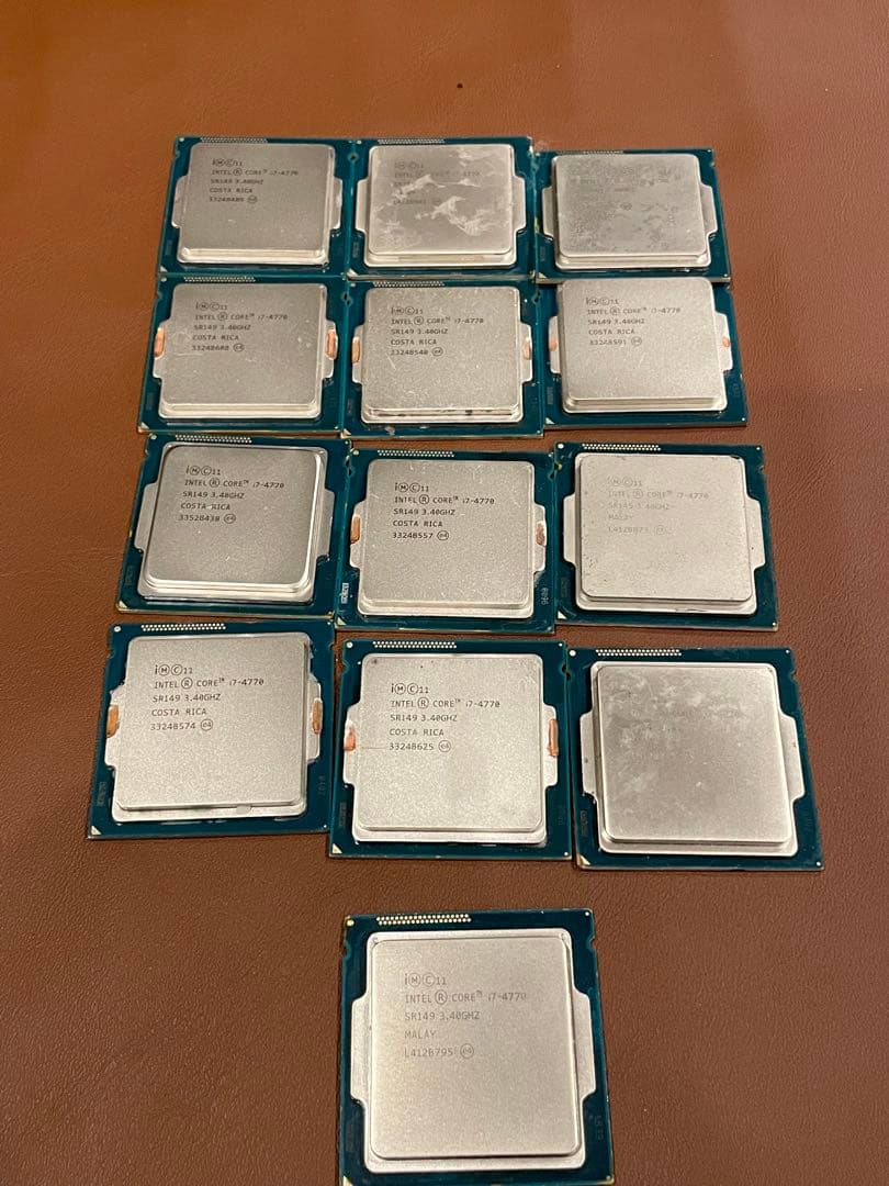 Intel Core i7-4770 CPU 13個 動作未確認