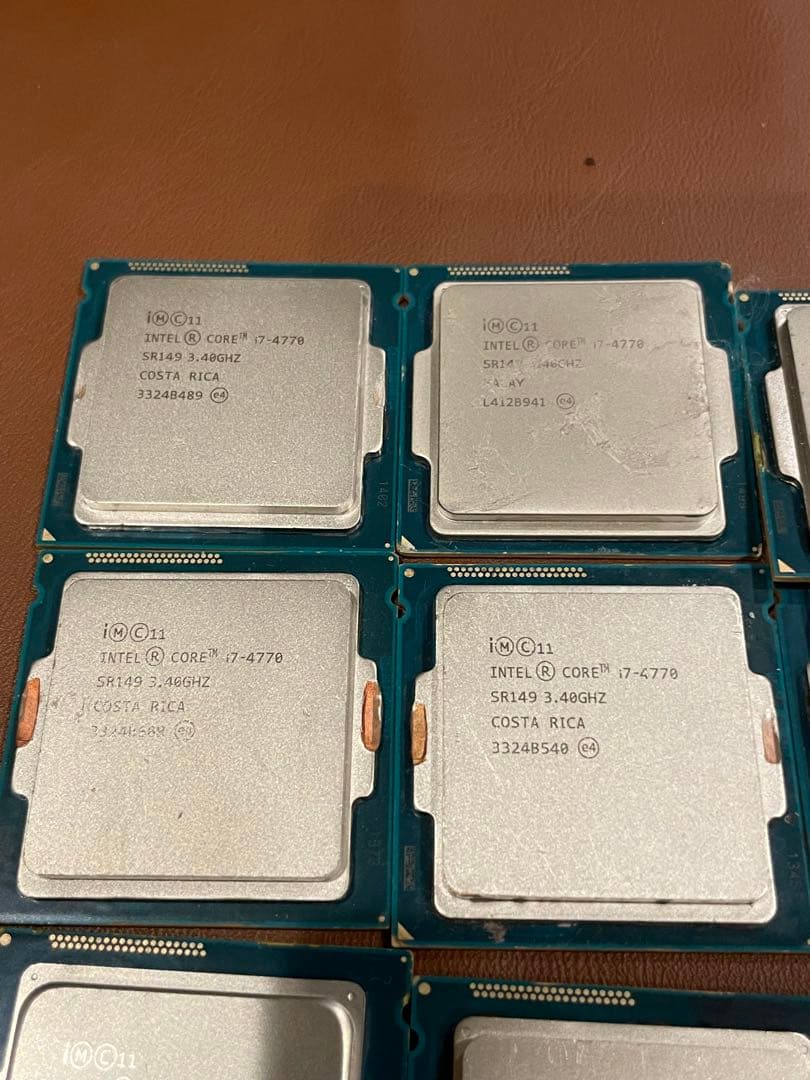Intel Core i7-4770 CPU 13個 動作未確認