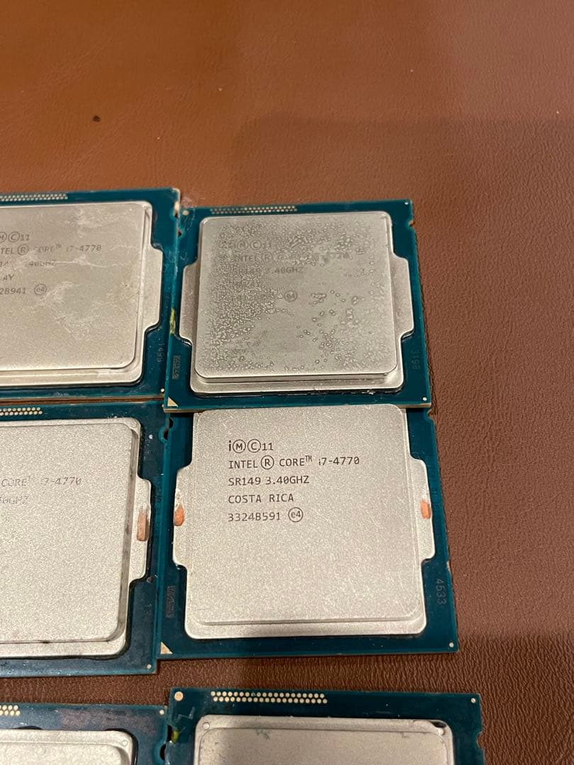 Intel Core i7-4770 CPU 13個 動作未確認
