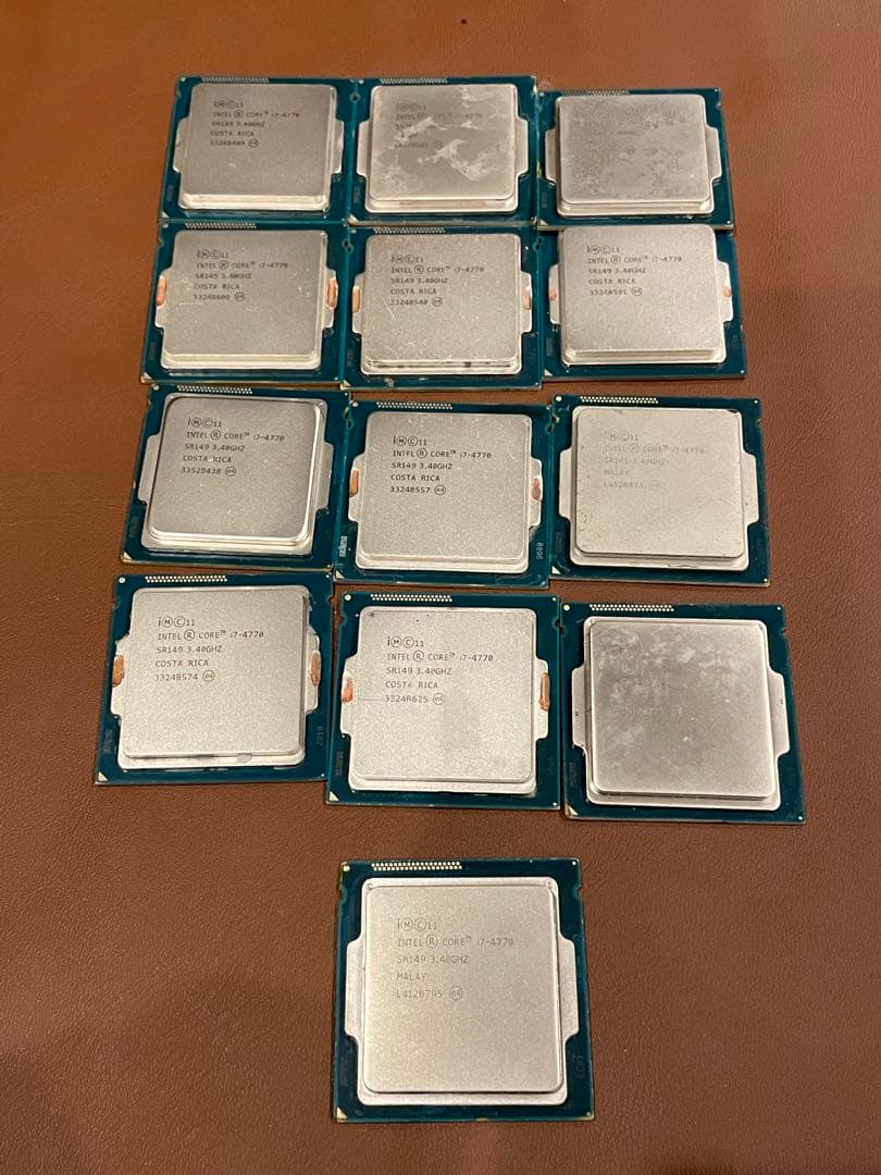Intel Core i7-4770 CPU 13個 動作未確認
