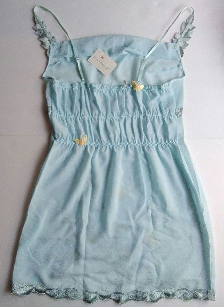 パルファージュ「花と蝶」ブラジャー・ショーツ・スリップ 3点セット