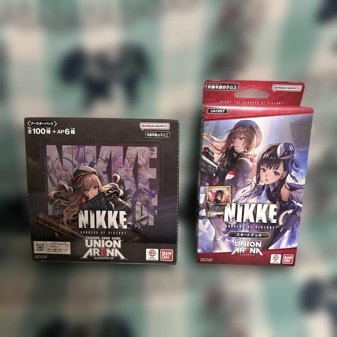 新品未開封 ユニオンアリーナ 勝利の女神NIKKE　1BOX&スタートデッキ