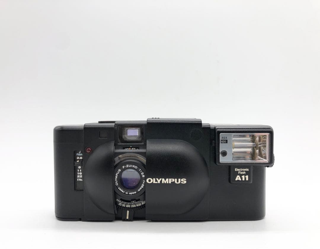【完動品】OLYMPUS XA + A11 フィルムカメラ 動作確認済
