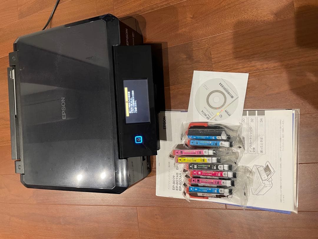 最終値下げEpson EP-807AB プリンター ＋新品インク付きジャンク品