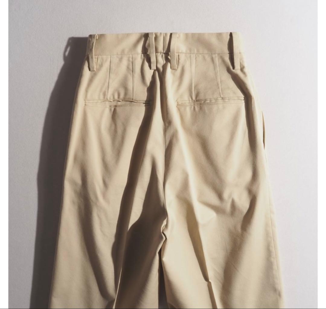 【美品】オーラリー × ロンハーマン ワイドパンツ ライトベージュ 0