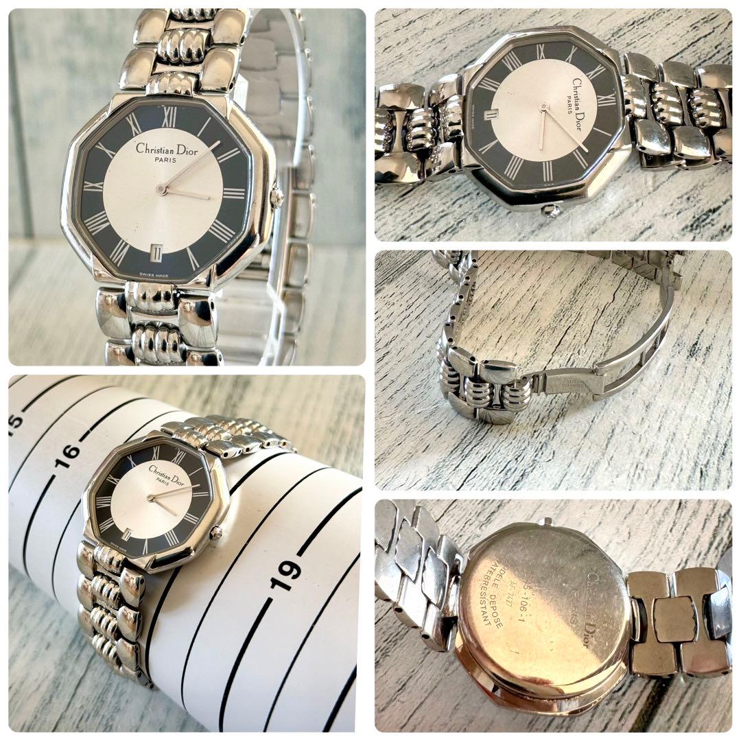 【電池交換済み】Christian Dior ディオール オクタゴン 腕時計