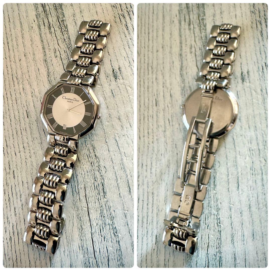 【電池交換済み】Christian Dior ディオール オクタゴン 腕時計