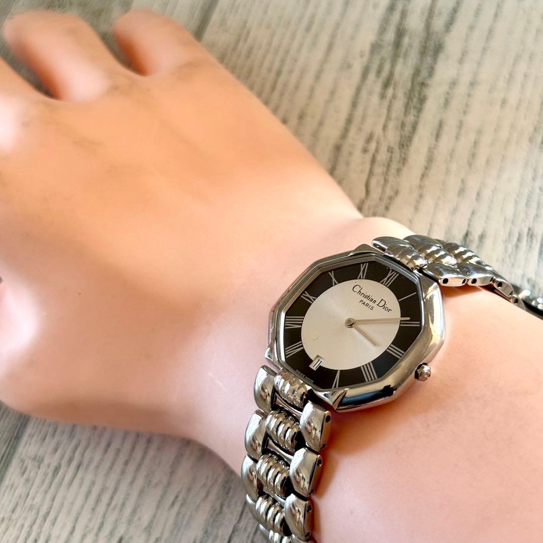 【電池交換済み】Christian Dior ディオール オクタゴン 腕時計
