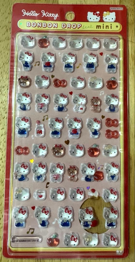 国内正規品　サンリオ　ボンボンドロップシールミニ　8種類　コンプリート