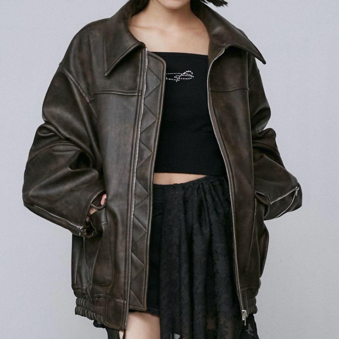 EMOD ヴィンテージオーバーブルゾン