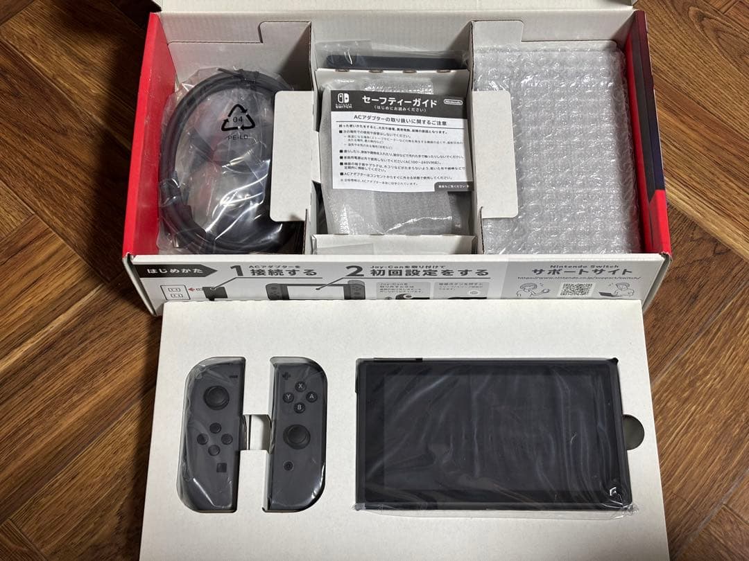 Nintendo Switch (新品未使用) グレー　バッテリー強化版