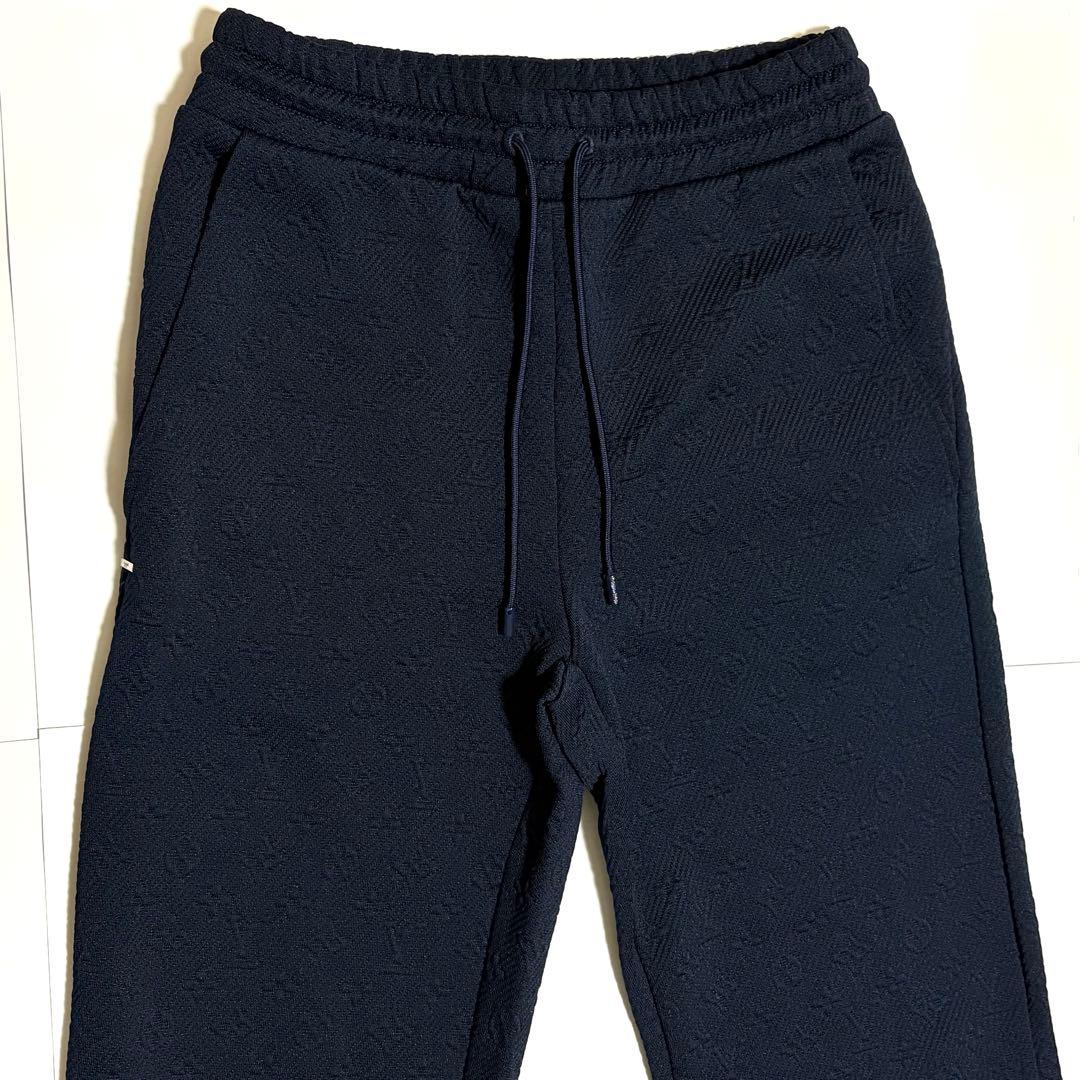 kenzo 　ルイヴィトン モノグラムトラックパンツ ネイビー メンズ