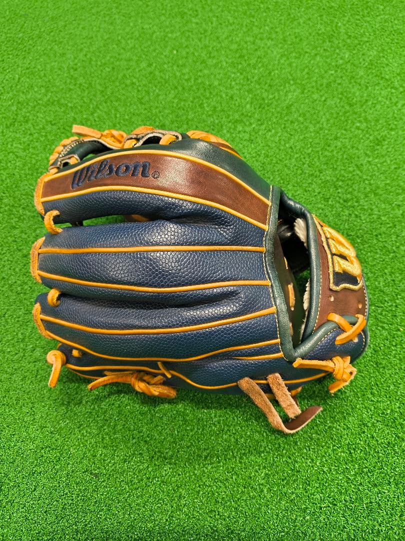 即戦力！Wilson 軟式ワナビー　グローブ ネイビー/ブラウン　86型