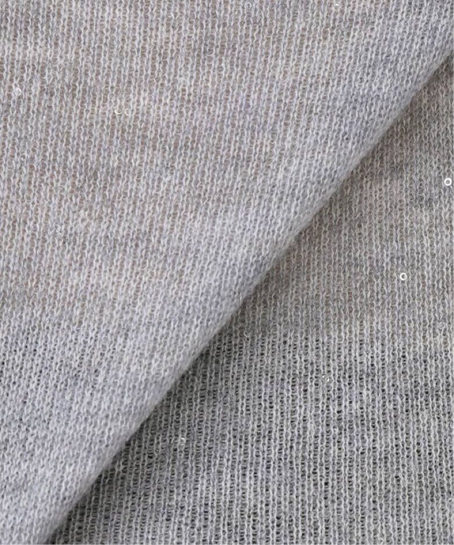 【タグ付き】 イエナ マイクロスパングル スイビウールニット