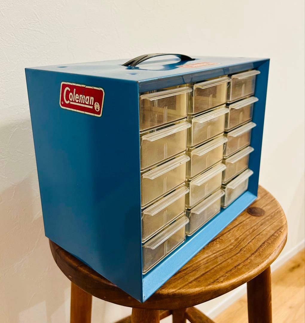 Colemanコールマン パーツ ディスプレイ キャビネット1980年代 レア！
