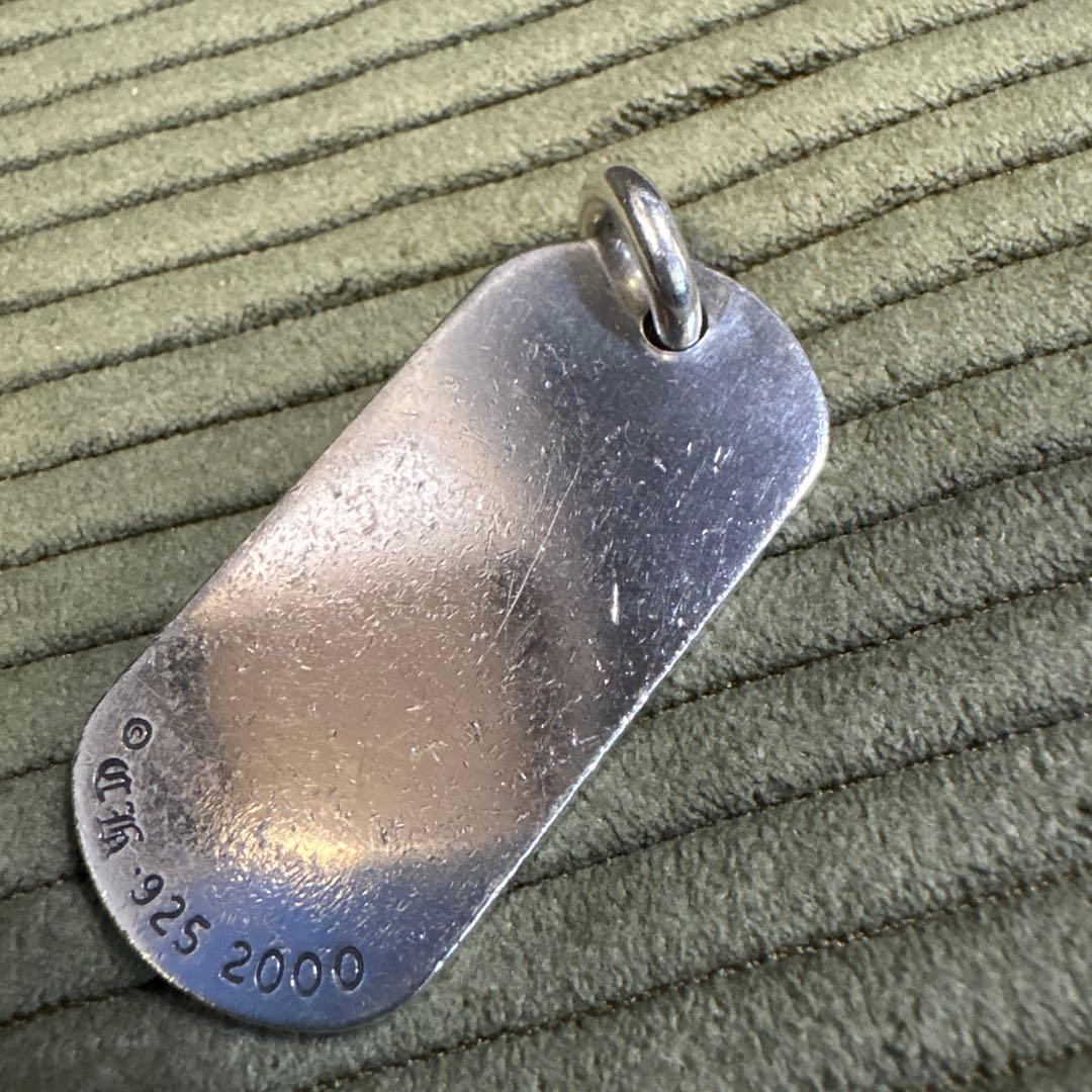 925シルバー ドッグタグネックレストップ✴︎早い者勝ち✴︎最終限界値下げ