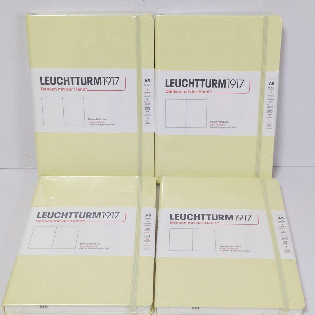 【未開封・4冊まとめ売り】LEUCHTTURM1917 A5 ノート 無地バニラ
