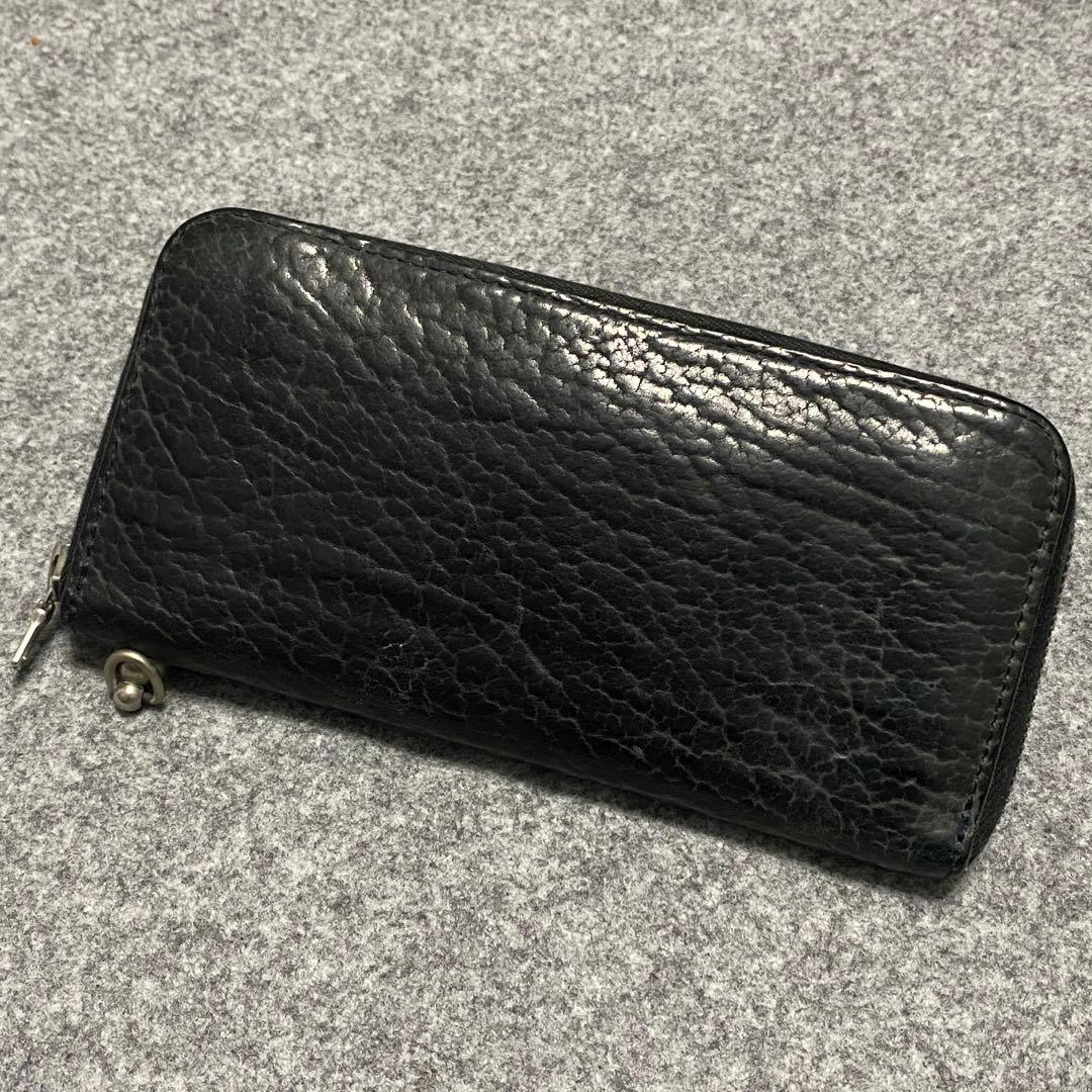 BACKLASH ラウンドジップ レザー ウォレット 長財布