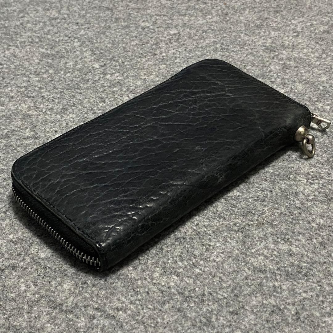 BACKLASH ラウンドジップ レザー ウォレット 長財布
