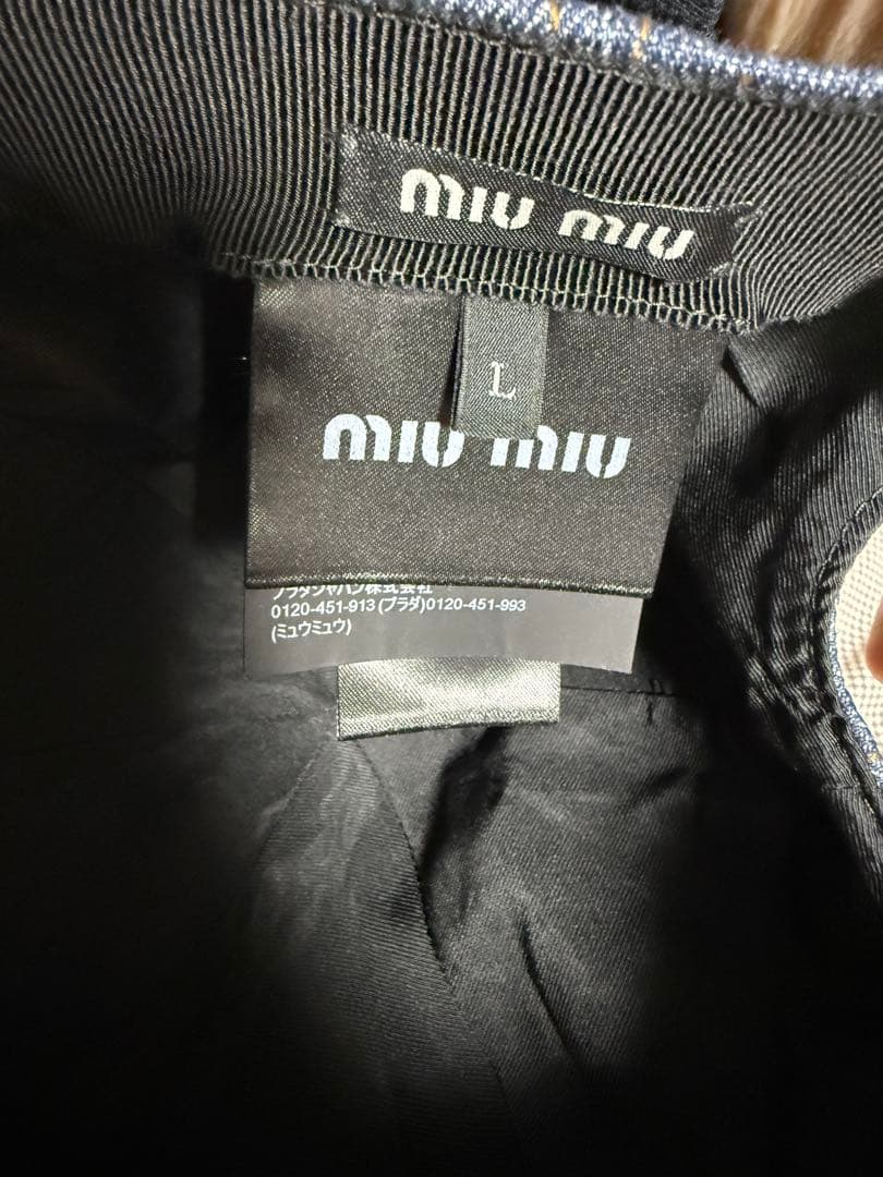miumiu キャップ　帽子
