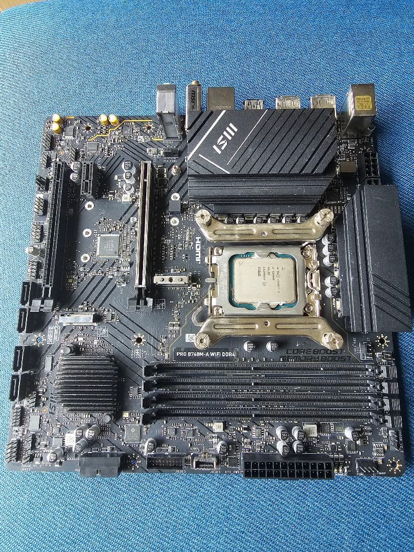 マザーボード b760m-A WIFI+ i5 12400f