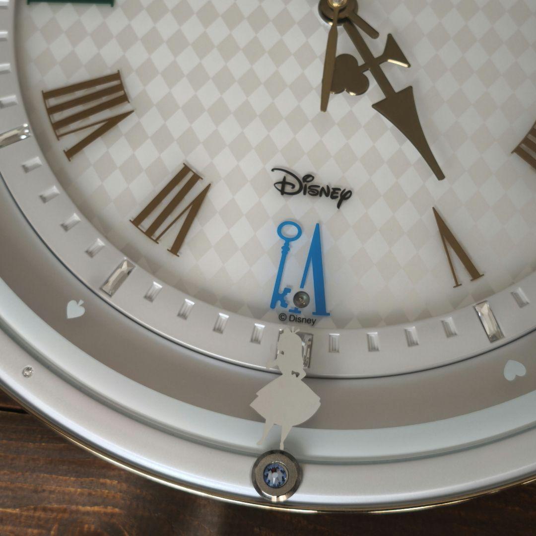 SEIKO セイコー ディズニー 電波 掛け時計 ふしぎの国のアリスFS509W