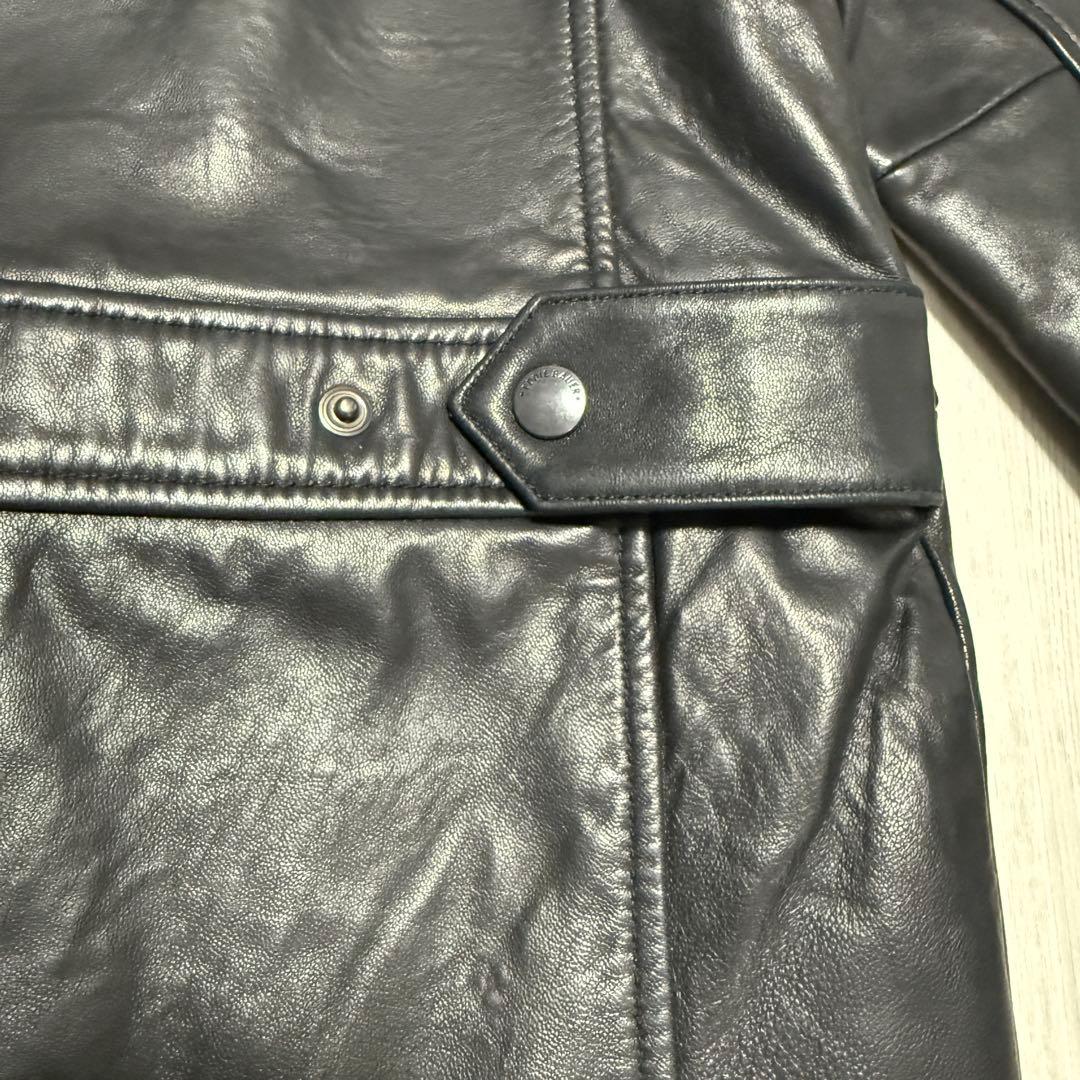 EDDIE BAUER 00's ラムレザー レザーハーフコート