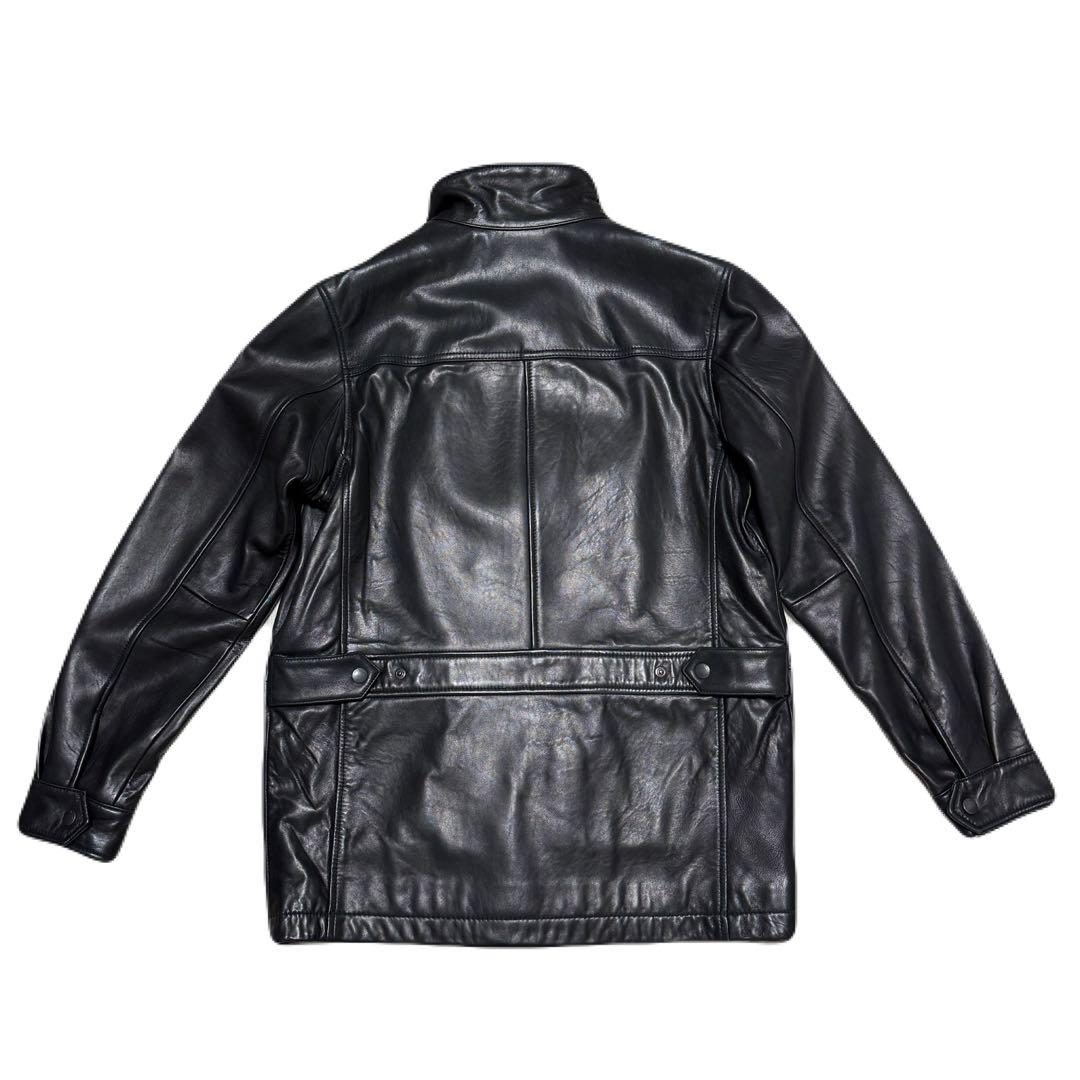 EDDIE BAUER 00's ラムレザー レザーハーフコート