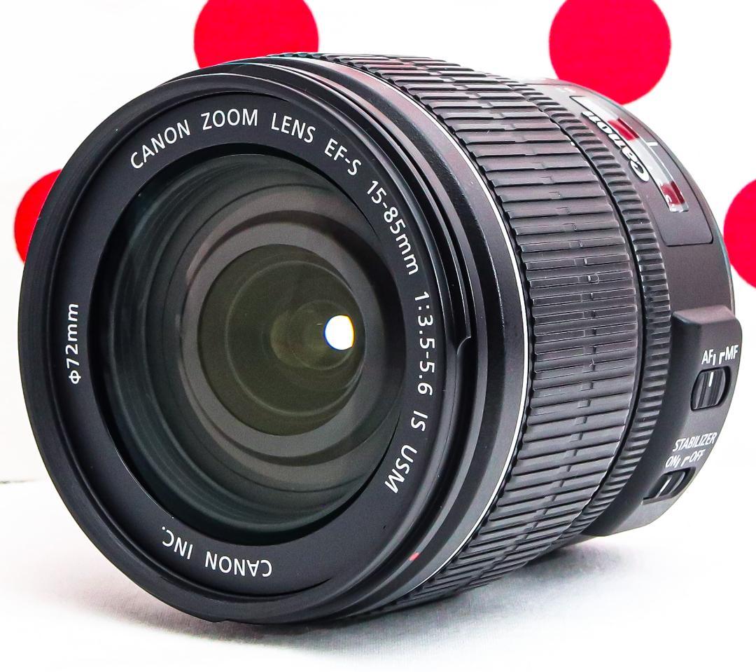 美品 Canon EF-S 15-85mm IS USM❤手振れ補正❤万能レンズ