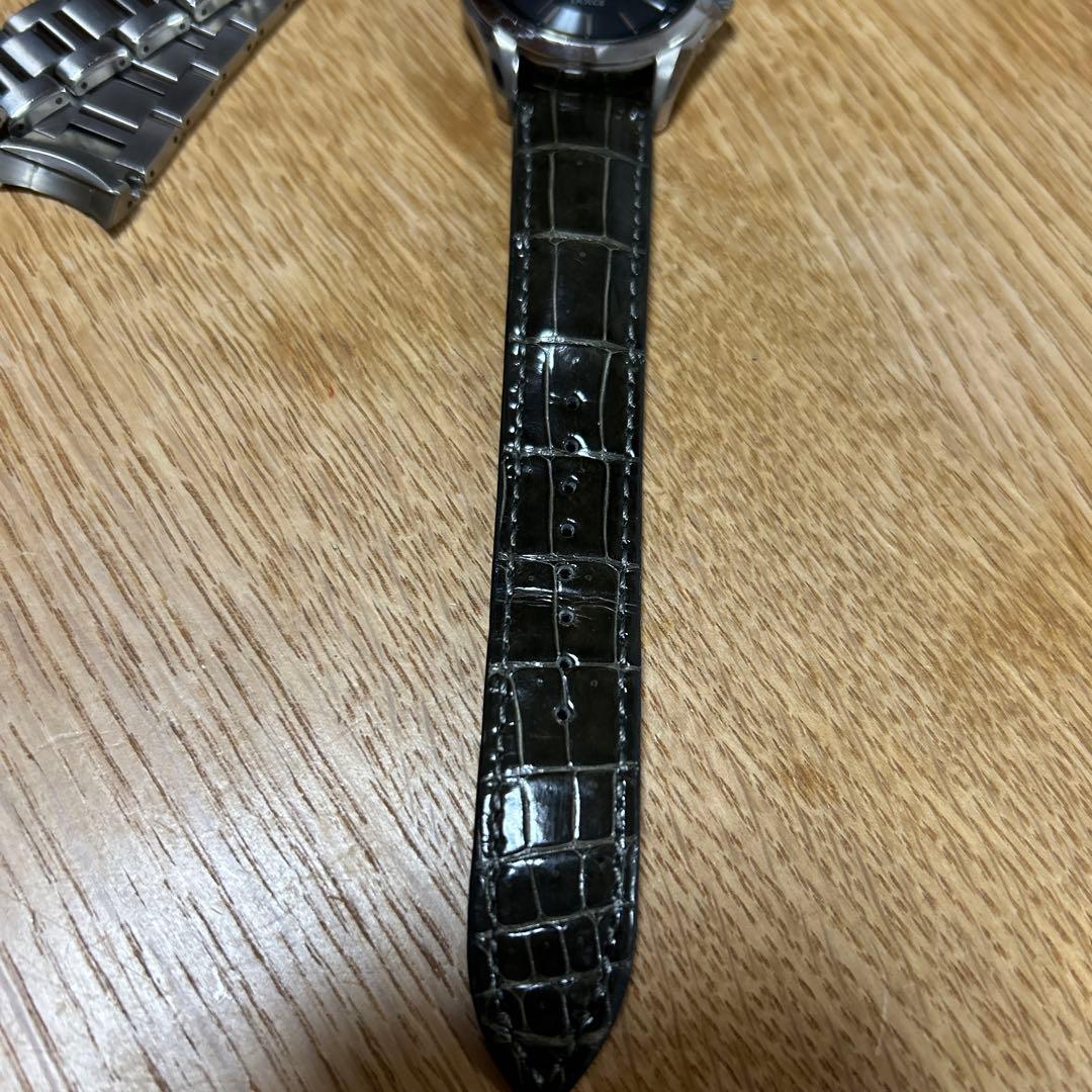 SEIKO DOLCE チタン電波ソーラー　クロコダイル　Dバックルベルト