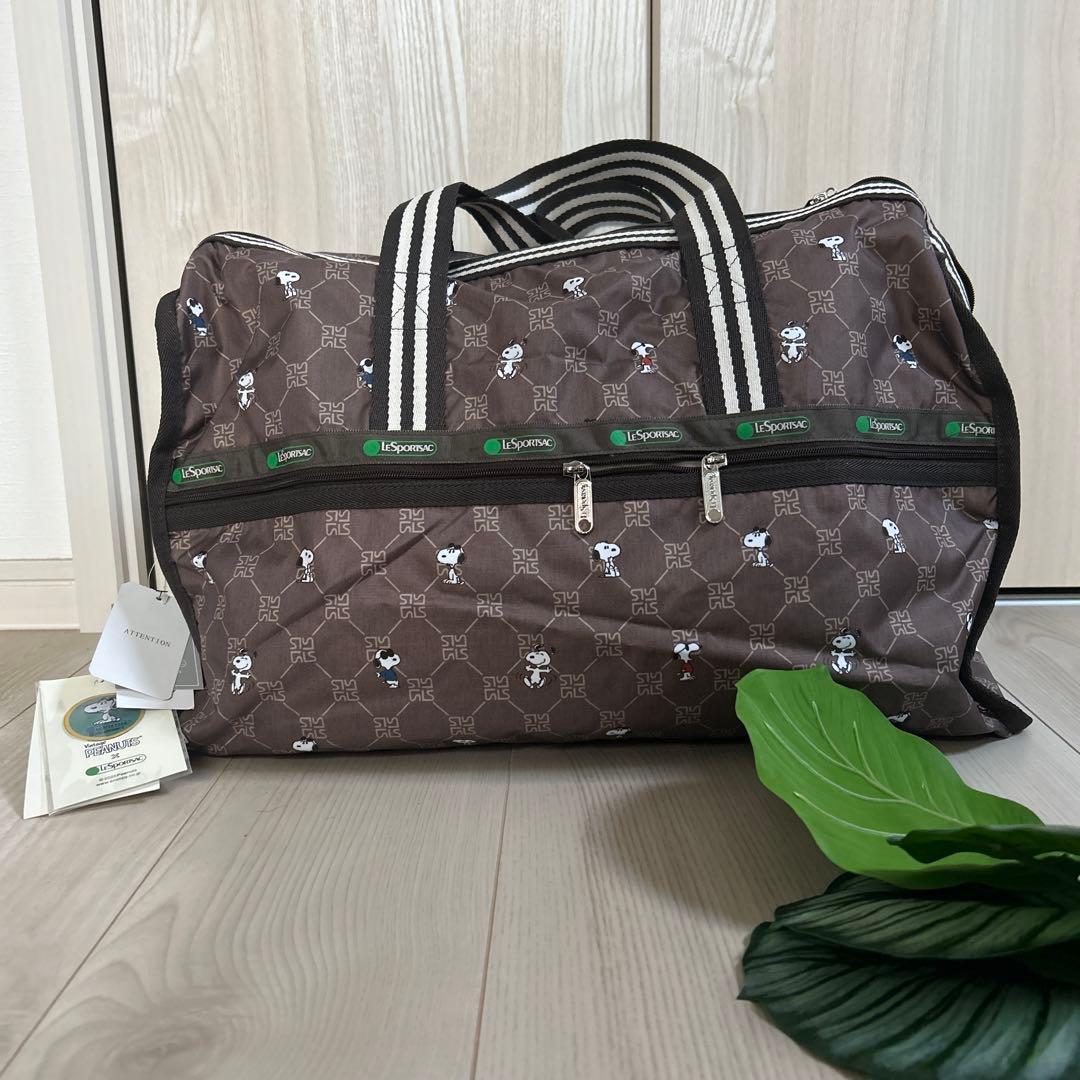 S*♡様 レスポートサック　スヌーピーレモノグラム　ボストンバッグ　ラージウィー