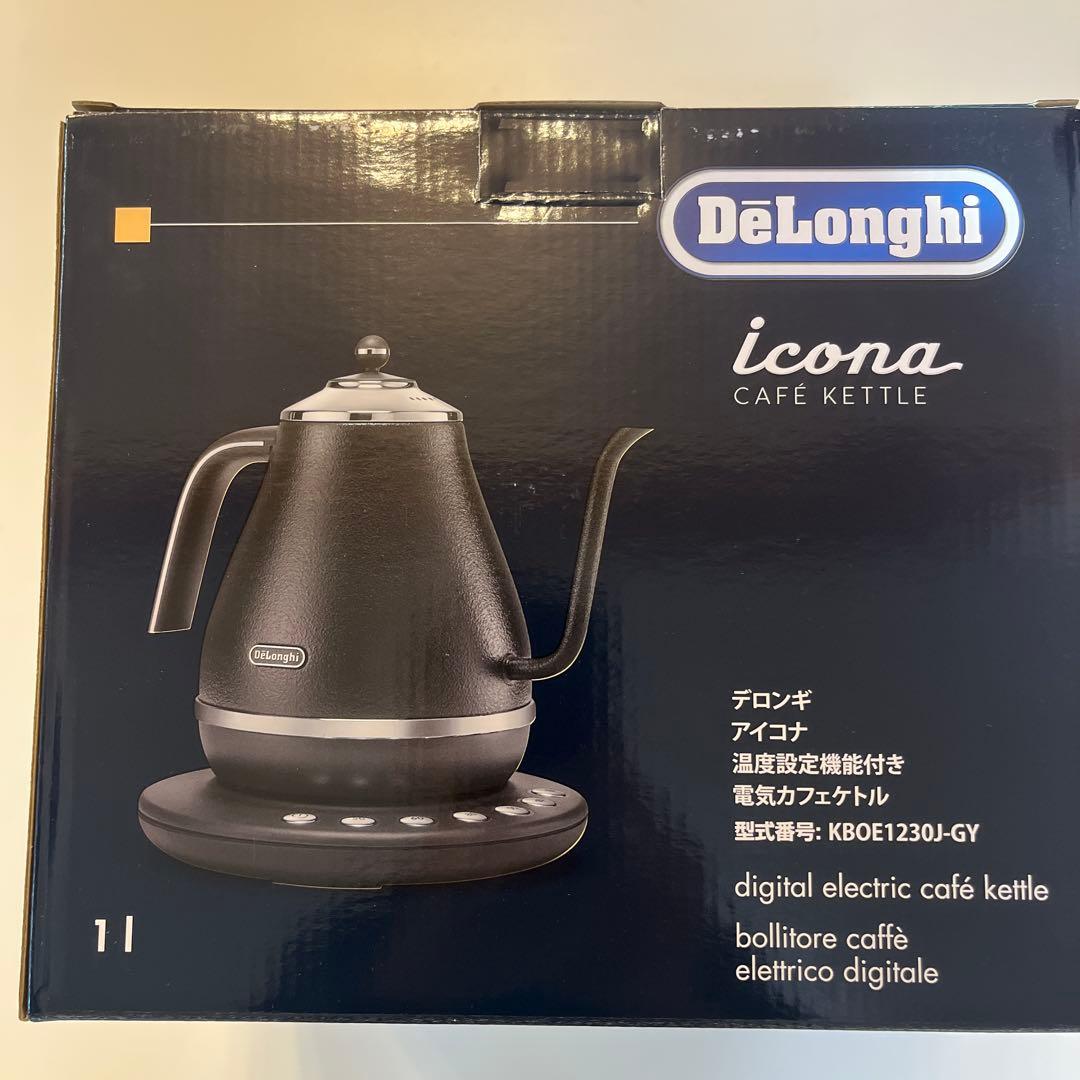 DeLonghi アイコナカフェケトル ブラック