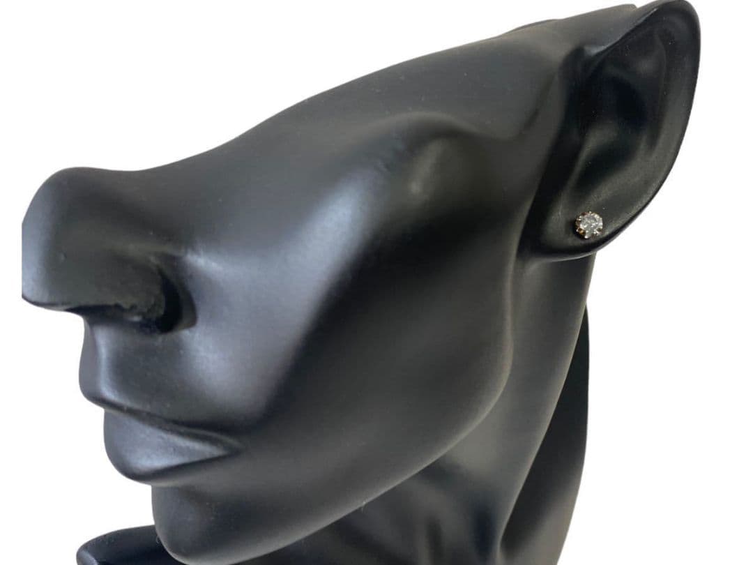 葉*帯様 プラチナ900 ダイヤモンド0.579ct片耳ピアス 天然ダイヤピアス