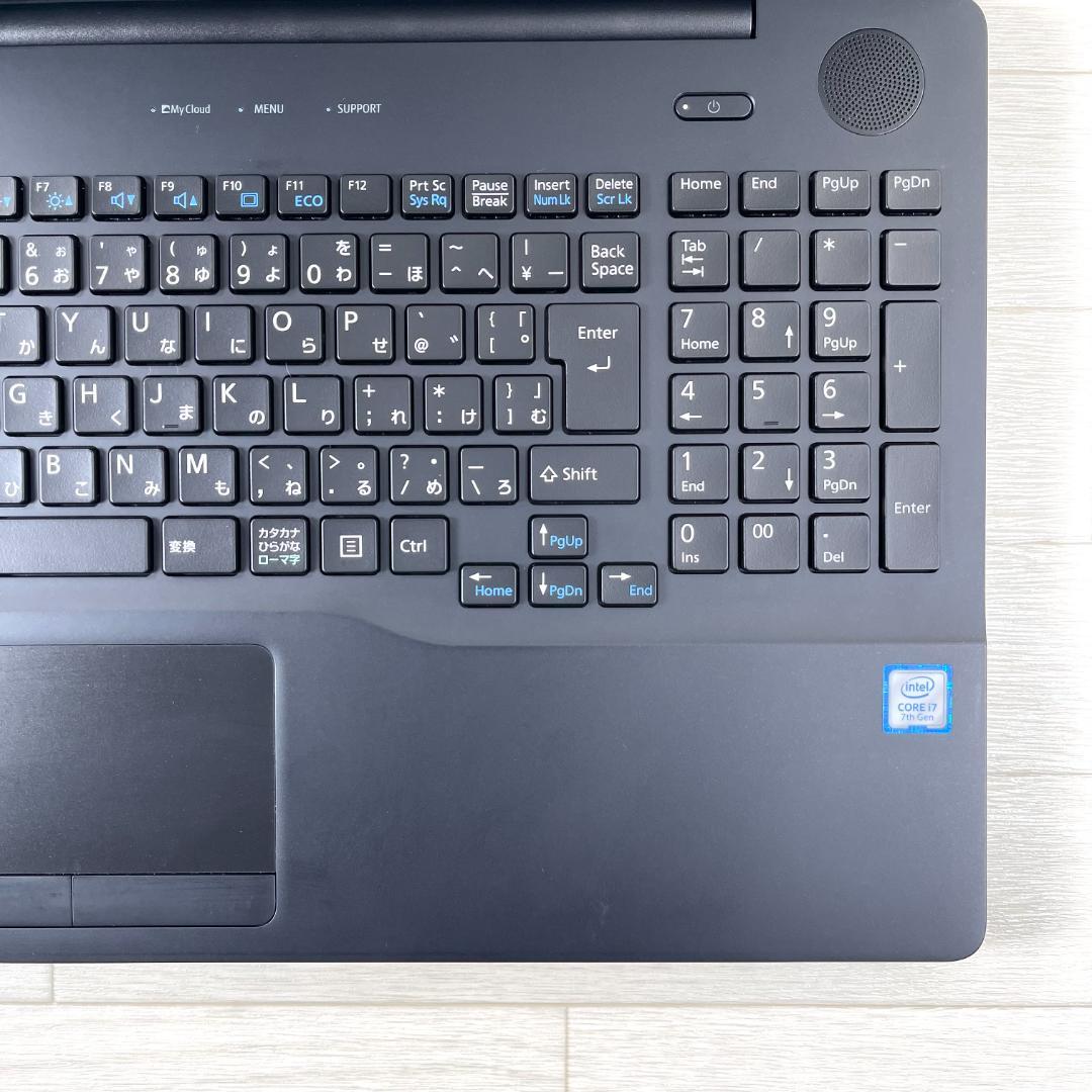 富士通 i7 高速SSD500G メモリ16 Windows11 ノートパソコン