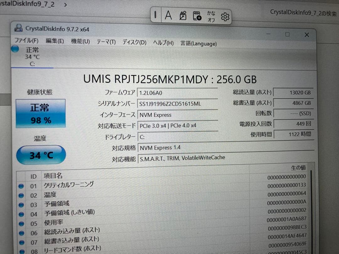 Windowsノート本体 Lenovo V15 Gen4 Ryzen5 7430U 8GB 256GB