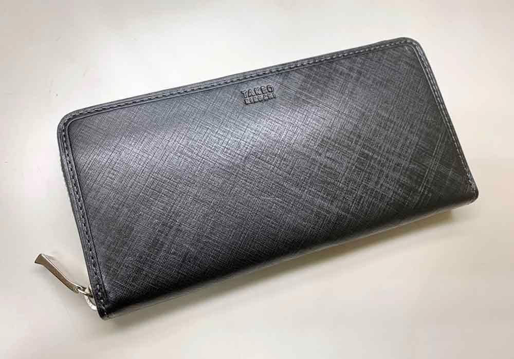 タケオキクチ　ラウンド長財布　新品未使用　箱付　現行品　¥22,000-