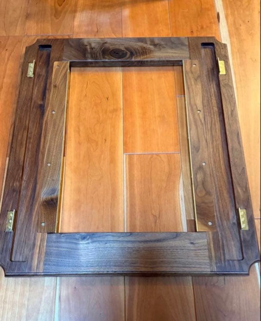 オールドマウンテン　ノラズフレーム　ウォルナット　真鍮プレート4枚、ケース付き