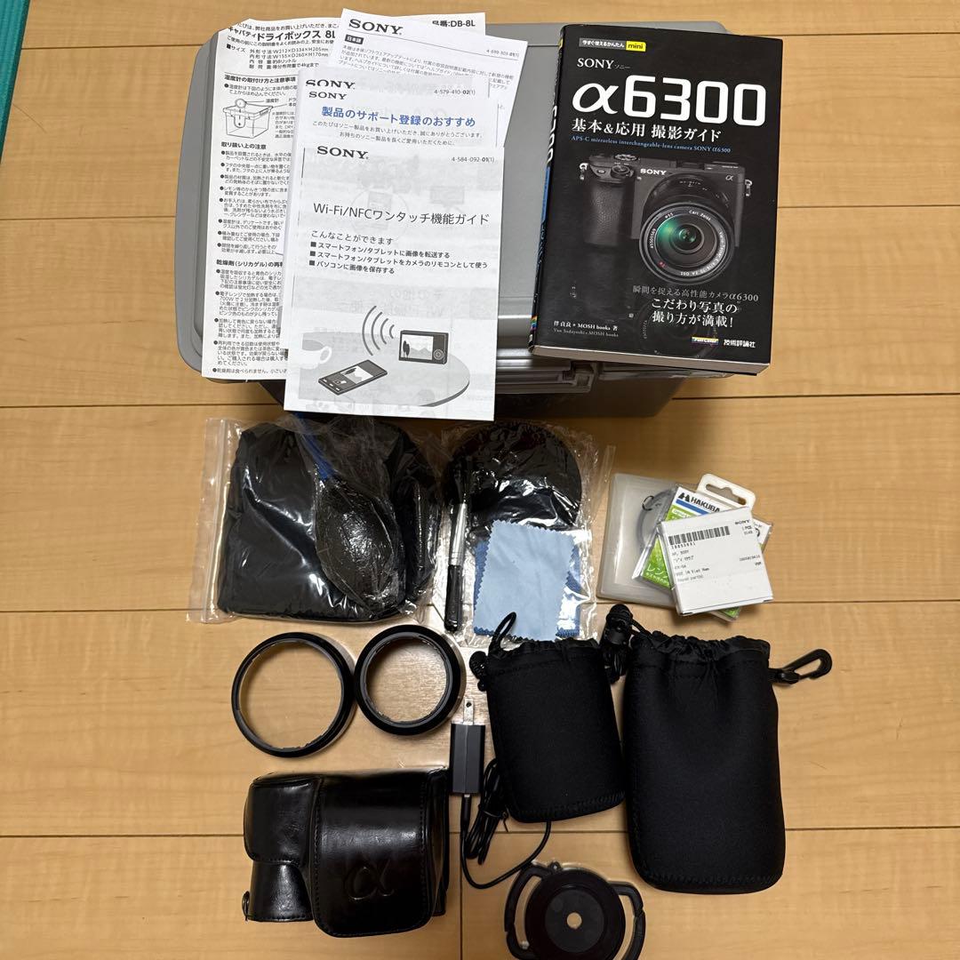 SONY α6300ミラーレス一眼カメラ　レンズ3個　その他 ショット数3733