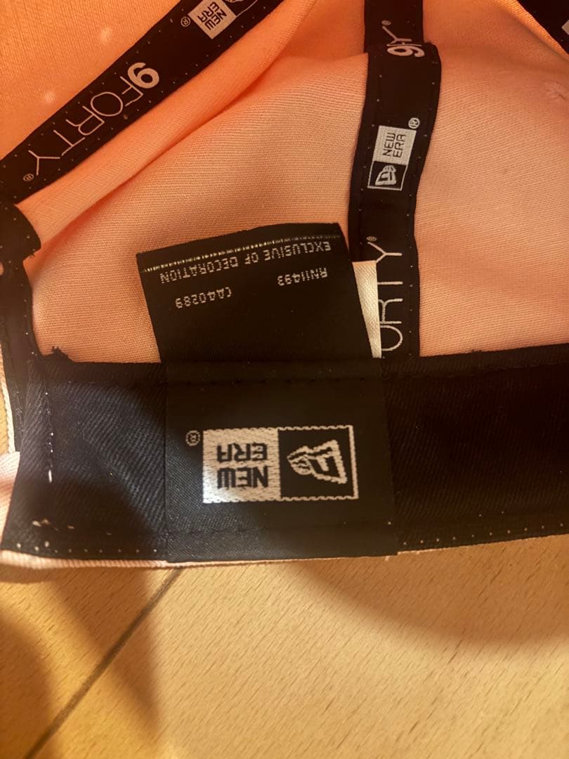 ニューエラ 9FORTY ラインストーン　ピンク　ドジャース