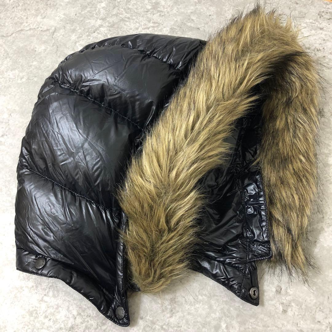 THE NORTH FACE ノースフェイス メトロダウンコート 黒 フード L