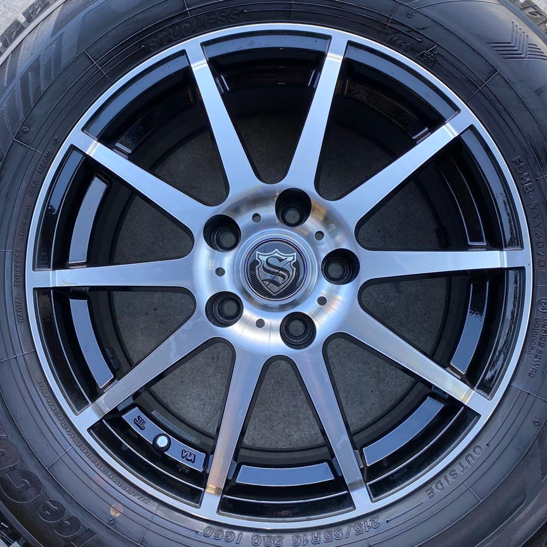 バリ溝ヨコハマスタッドレスセット215/65R16アルファード、ヴェルファイア