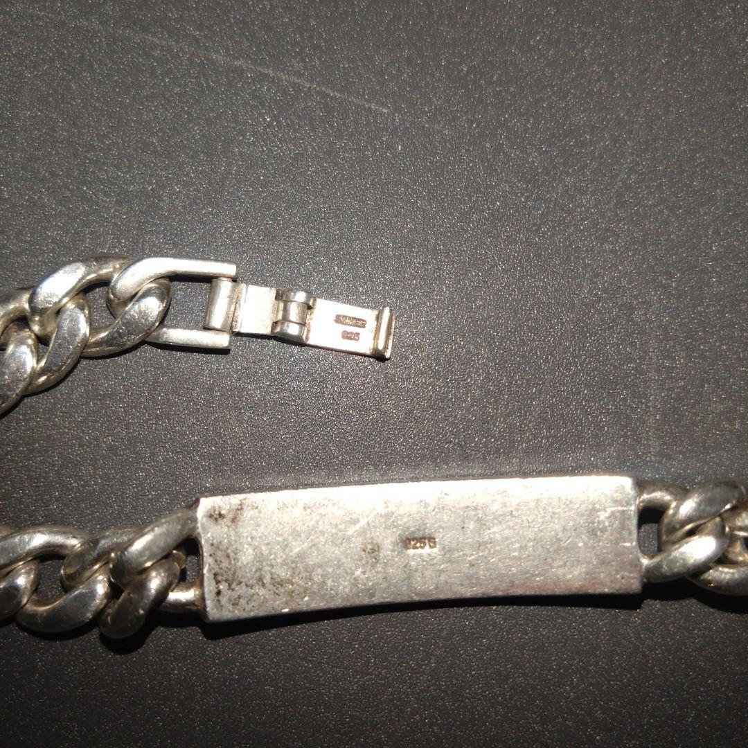  　プレートチェーン　925Sブレスレット