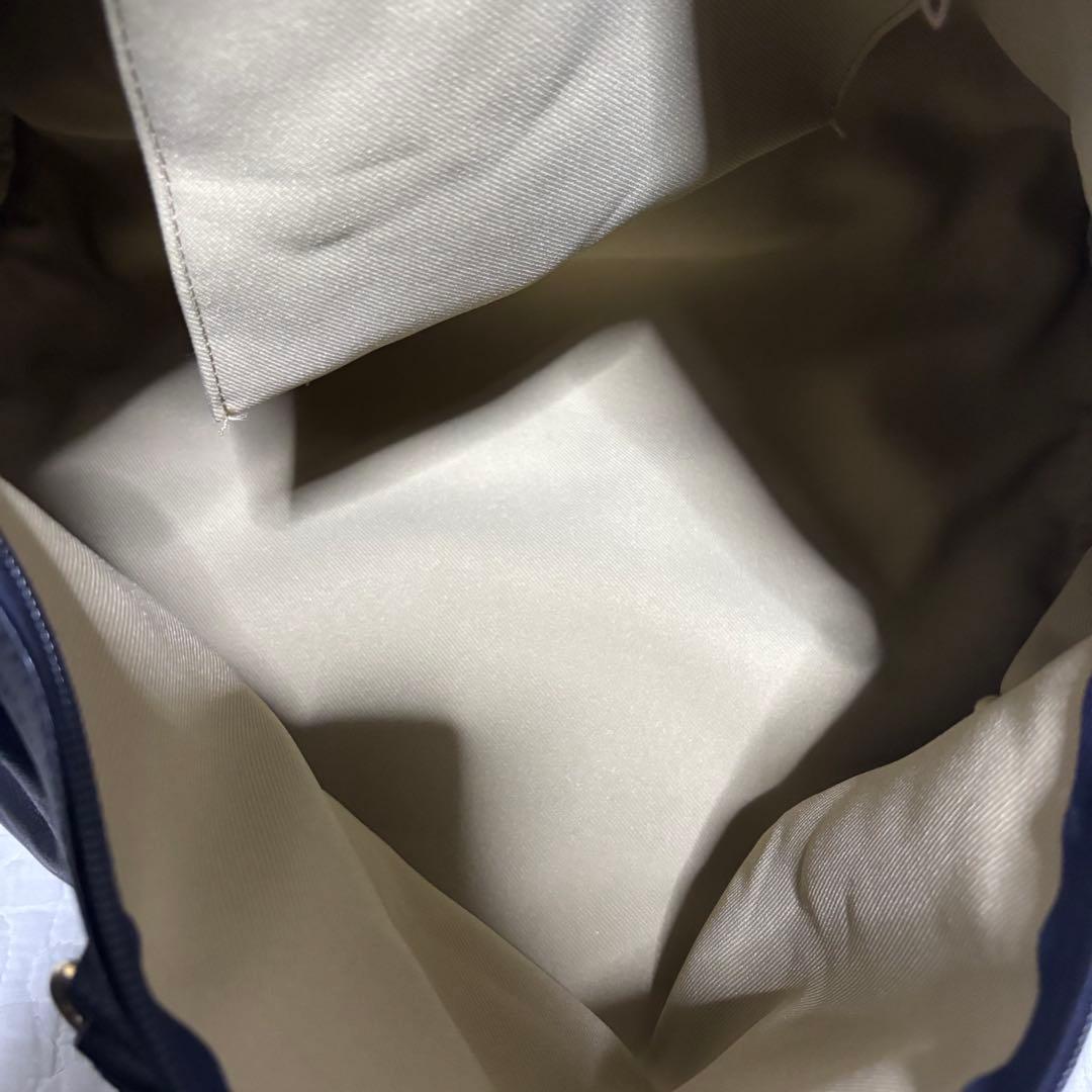 希少✨ロンシャン ミニボストンバッグ ロゴ 型押し オールレザー　ブラック