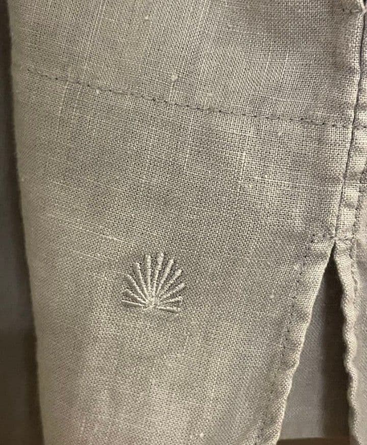 confect UpcycleLino バンドカラーシャツ サイズ2