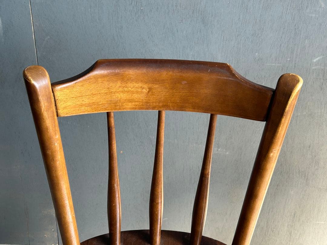 ①希少　ウィンザーチェア　スポークチェア　ヴィンテージチェア　2脚セット　SH