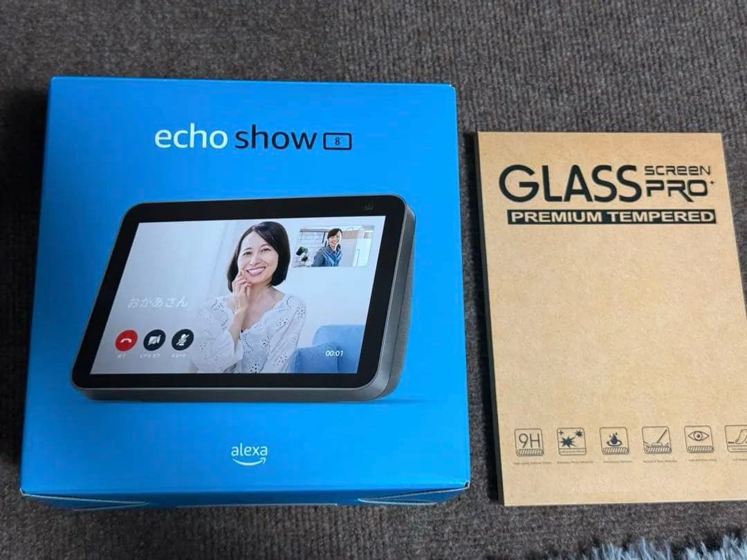echo show 8 第2世代 ブラック フィルム付き